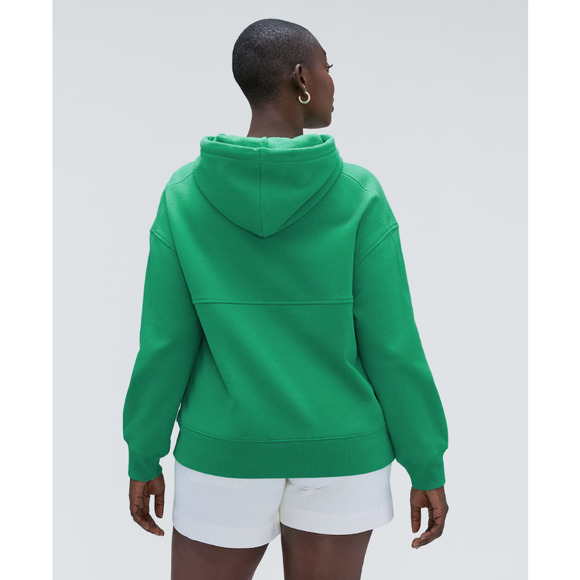 Everlane Women Size S The Track Organic Cotton Mint Green Relaxed Hoodie NWT $78 - Picture 4 of 9